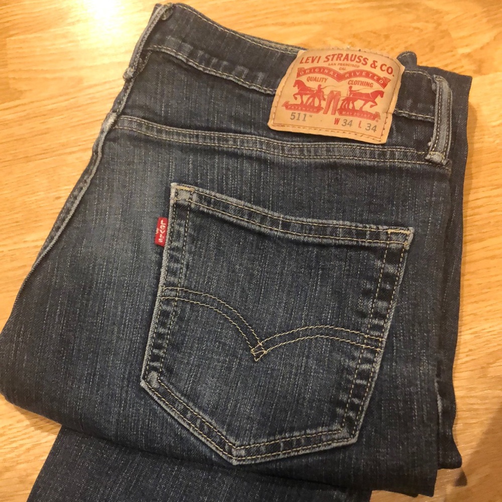 34x34 Men’s Levi’s 511 Slim Fit Jeans
